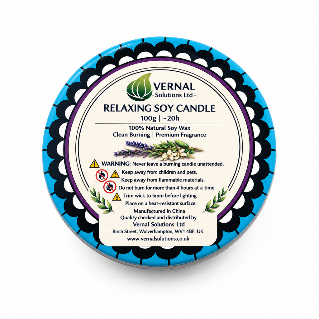 Vanilla Relaxing Soy Candle